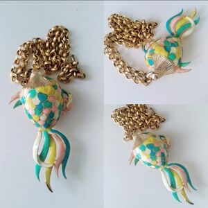 Vintage Fish Necklace